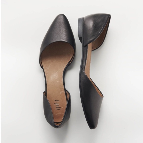 J. Jill Shoes - J. Jill Leather D'Orsay Flats Black